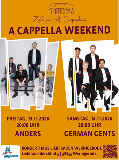 A Cappella Weekend 2026