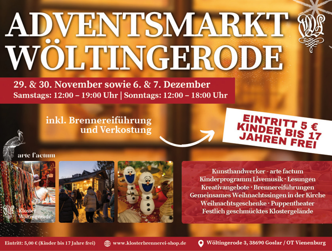 Adventsmarkt Kloster Wltingerode