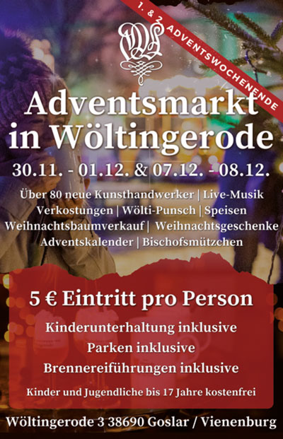 Adventsmarkt im Kloster Wltingerode