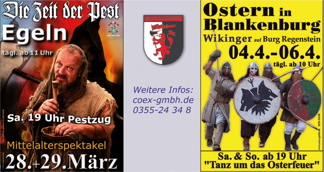 Burgspektakel auf der Wasserburg Egeln