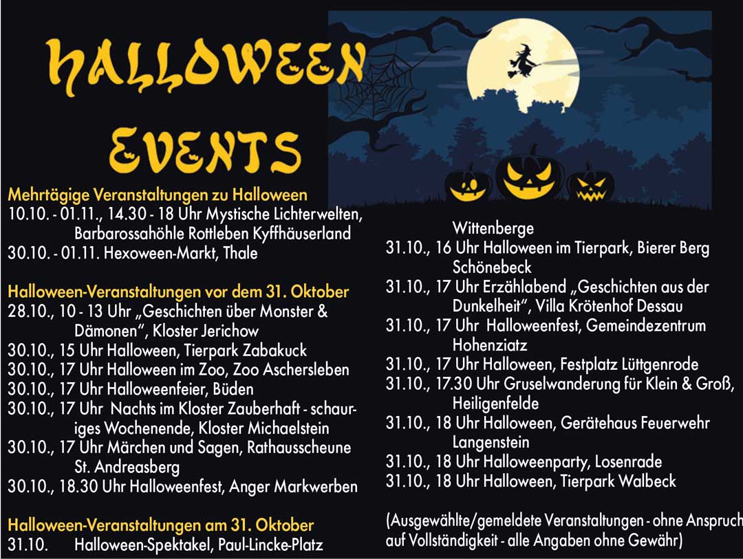 Halloween Events 2026