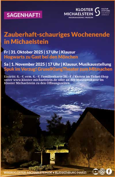 Klosterkonzerte Michaelstein