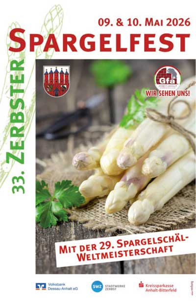 Spargelfest & Spargelsch�l-Weltmeisterschaft in Zerbst/Anhalt