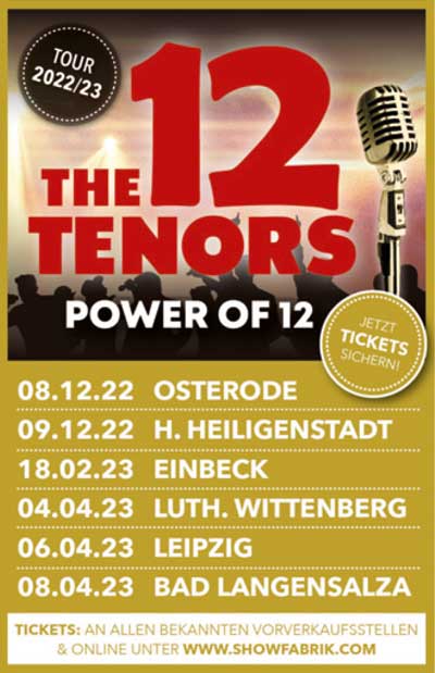 The 12 Tenors Wittenberg
