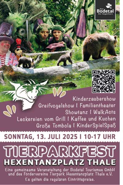 Tierparkfest Hexentanzplatz Thale