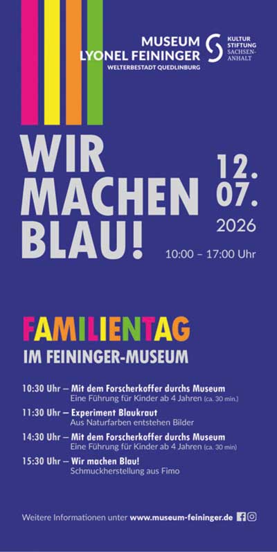 VIER MACHEN BLAU | Feininger � Jawlensky � Kandinsky � Klee