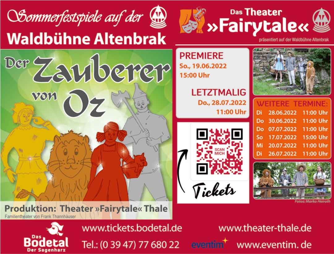 Sommerfestspiele auf der Waldbühne Altenbrak