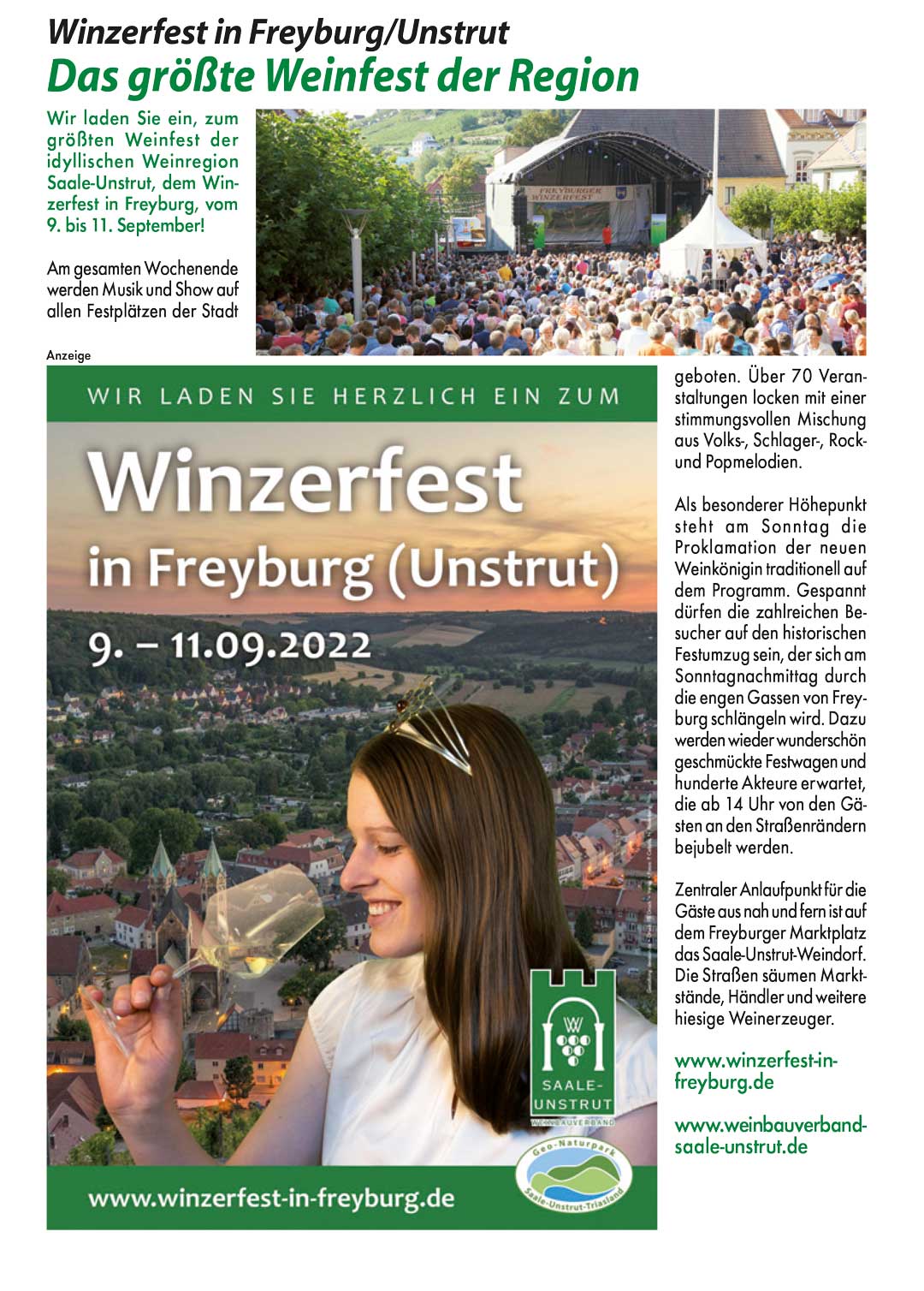 Winzerfest in Freyburg/Unstrut